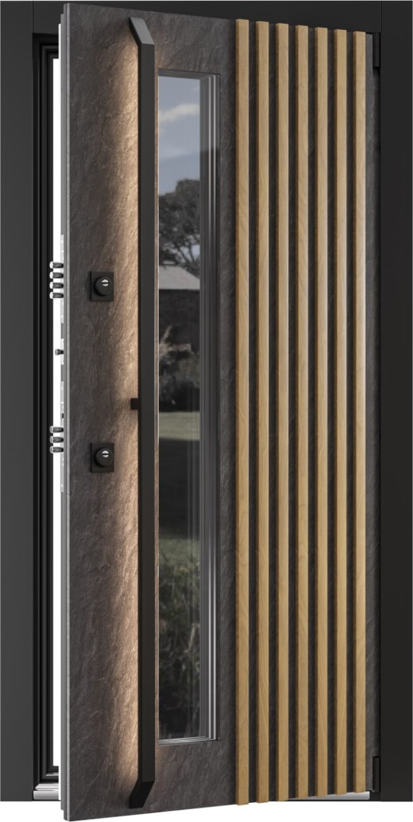 Входная уличная дверь RAIL HPL CH Входная уличная дверь RAIL HPL CH